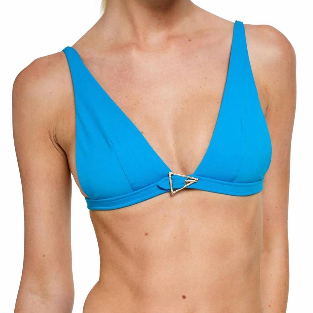 NEW REVEL REY bronx bikini top in aquablue